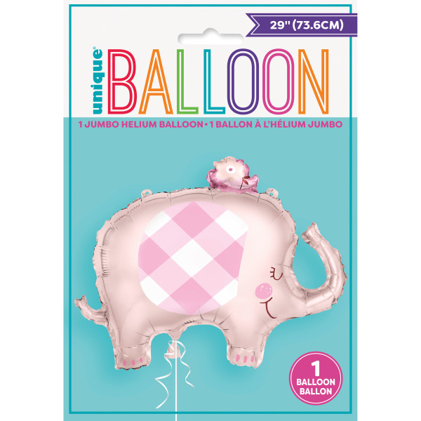 Pink Elephant Giant Foil Balloon (29"")