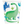 Load image into Gallery viewer, Blue & Green Dinosaur 9oz Paper Cups (8 Pack)