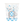 Load image into Gallery viewer, Blue Floral Elephant 9oz Paper Cups (8 pack)