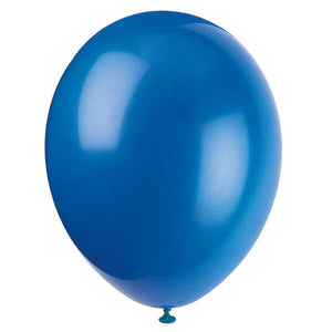 12" Premium Latex Balloons - Evening Blue (10 Pack)