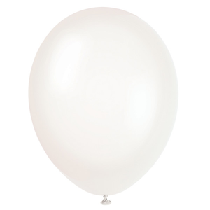 12" Premium Latex Balloons - Transparent (10 Pack)
