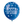 Load image into Gallery viewer, 12" Glitz Light Blue, Royal Blue, & White Latex Balloons "Happy Birthday" (6 Pack)