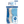 Load image into Gallery viewer, 12" Glitz Light Blue, Royal Blue, & White Latex Balloons "Happy Birthday" (6 Pack)
