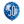 Load image into Gallery viewer, 12" Glitz Light Blue, Royal Blue, & White Latex Balloons 50th (6 Pack)