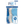 Load image into Gallery viewer, 12" Glitz Light Blue, Royal Blue, & White Latex Balloons 80th (6 Pack)