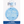 Load image into Gallery viewer, 1 Glitz Blue & Silver Birthday Badge "It's My Birthday" design