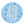 Load image into Gallery viewer, 1 Glitz Blue & Silver Birthday Badge 40