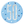 Load image into Gallery viewer, 1 Glitz Blue & Silver Birthday Badge 50