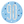 Load image into Gallery viewer, 1 Glitz Blue & Silver Birthday Badge 90
