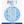 Load image into Gallery viewer, Glitz Blue & Silver Birthday Badge 90