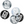 Load image into Gallery viewer, Birthday Black Glitz Number 60 Confetti (0.5 oz)