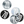 Load image into Gallery viewer, Birthday Black Glitz Number 70 Confetti (0.5 oz)