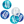Load image into Gallery viewer, Birthday Blue Glitz Number 40 Confetti (0.5 oz)