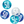 Load image into Gallery viewer, Birthday Blue Glitz Number 50 Confetti (0.5 oz)