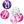 Load image into Gallery viewer, Birthday Pink Glitz Number 21 Confetti (0.5 oz)
