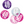 Load image into Gallery viewer, Birthday Pink Glitz Number 40 Confetti (0.5 oz)