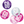 Load image into Gallery viewer, Birthday Pink Glitz Number 60 Confetti (0.5 oz)