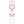 Load image into Gallery viewer, Birthday Pink Glitz Heart Sparkler 7"