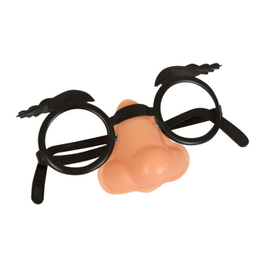 Noses and Glasses Favors (4 Pack)