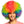 Load image into Gallery viewer, Wig Clown Rainbow deluxe
