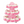 Load image into Gallery viewer, Pink 3-Tier Cupcake Stand