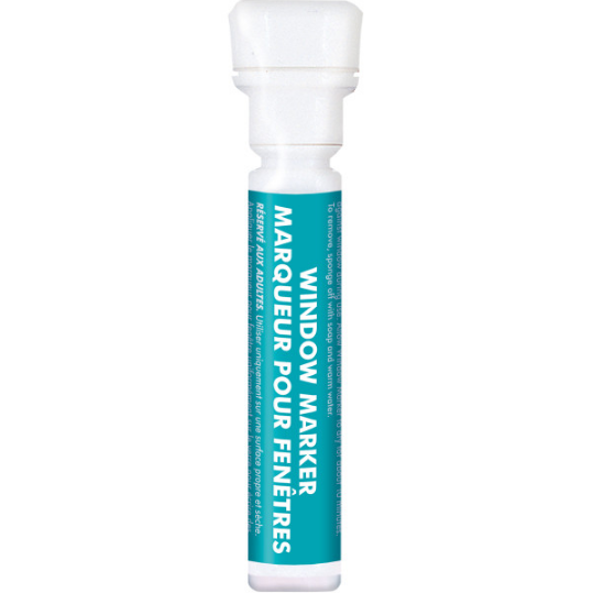 White Window Marker