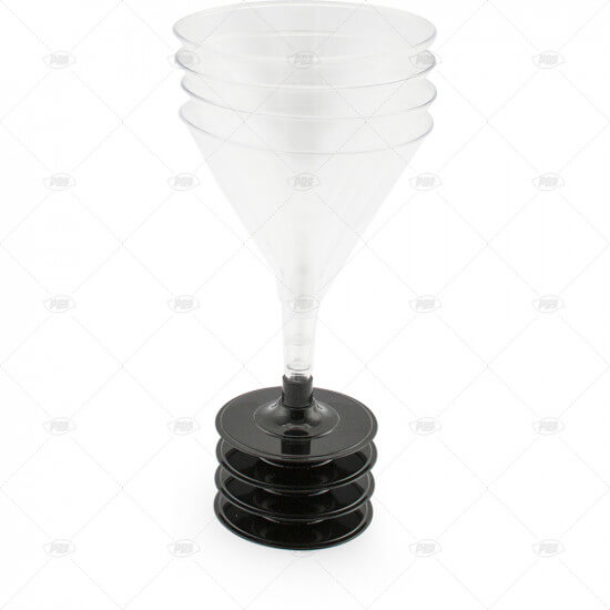 Plastic Cocktail Glasses (4 Pack)