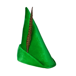Deluxe Peter Pan Hat w/ feather