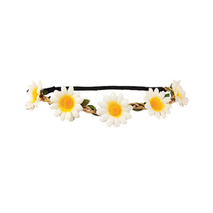 Daisy Hairband - White