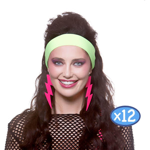 80's Headband - Neon Green