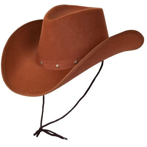 Texan Cowboy Hat - Brown