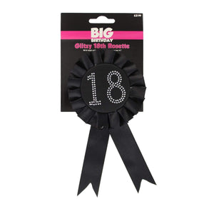 Black 18 Rosette