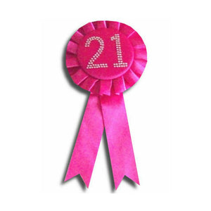 Hot Pink 21 Rosette