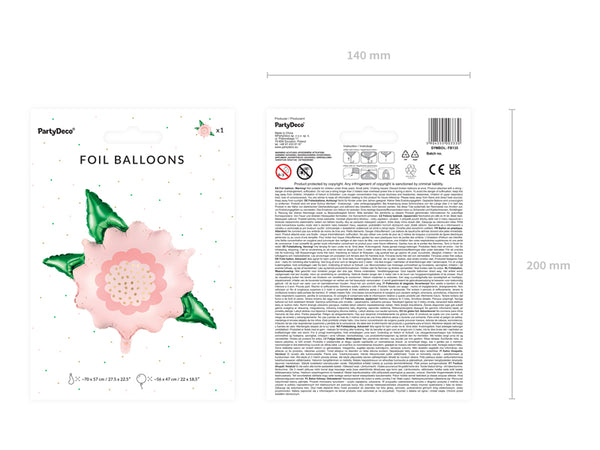 Flower Foil Balloon (70x62cm)
