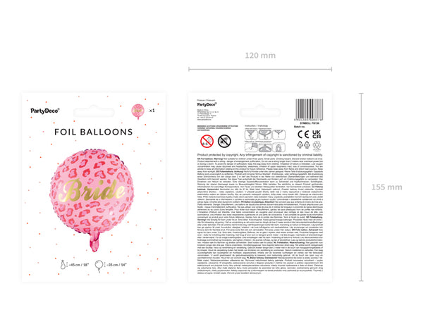 Bride Foil Balloon (45 cm)