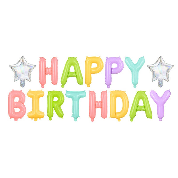 Foil Balloon Happy Birthday (395 x 35cm)