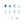 Load image into Gallery viewer, Balloon bouquet Number ''1'' - Blue (90x140cm)