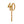 Load image into Gallery viewer, GOLD GLITTER ACRYLIC '40' CAKE TOPPER