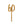 Load image into Gallery viewer, GOLD GLITTER ACRYLIC '60' CAKE TOPPER