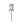 Load image into Gallery viewer, SILVER GLITTER ACRYLIC '21' CAKE TOPPER (62X200mm)