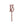 Load image into Gallery viewer, ROSE GOLD GLITTER ACRYLIC '18' CAKE TOPPER (55X200mm)