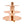 Load image into Gallery viewer, ROSE GOLD CAKE STAND SCALLOP EDGE (3 TIER)