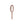 Load image into Gallery viewer, ROSE GOLD ACRYLIC 'NO.0' CAKE TOPPER