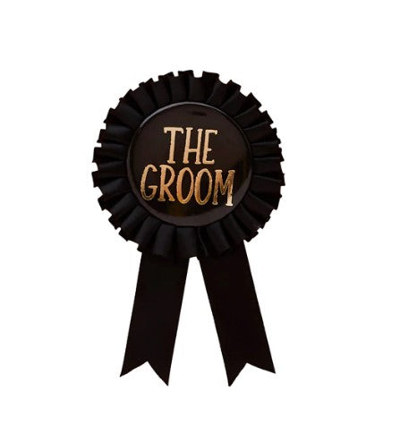 THE GROOM BADGE