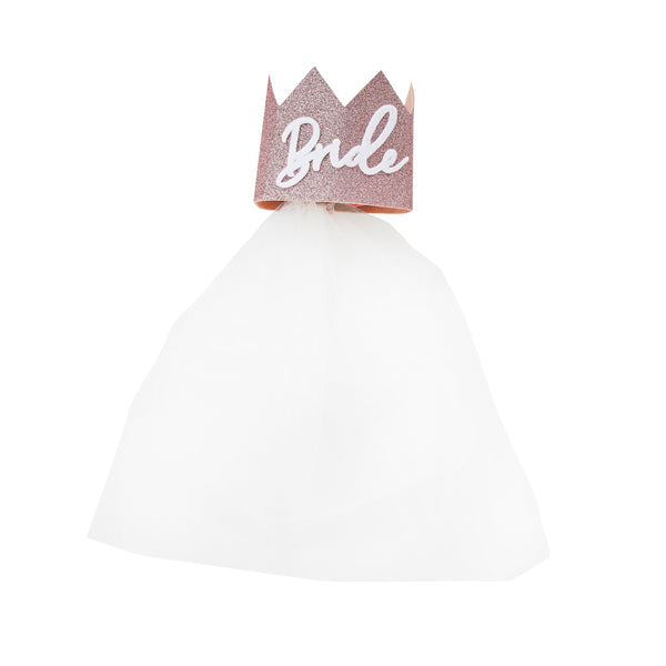 BRIDE CROWN & VEIL (1 PACK)