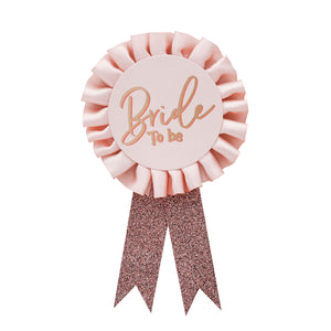 BRIDE TO BE BADGE