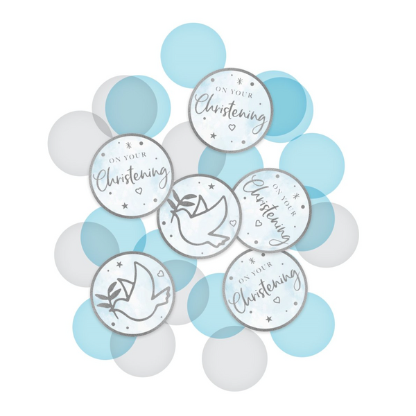 On Your Christening Confetti - Blue (0.5oz)