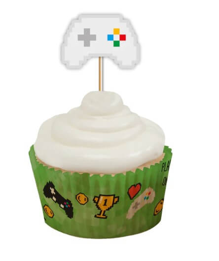 Gaming Cupcake Toppers (12 Pack)