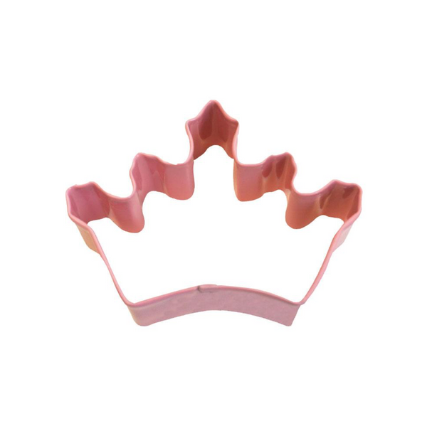 Coronation Crown Cookie Cutter - Pink (3.5")