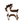 Load image into Gallery viewer, Reindeer Poly-Resin Coated Cookie Cutter Brown (4")